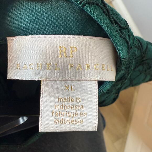 Rachel Parcell Long Sleeve Green Lace Tiered Cocktail Dress - Picture 3 of 5